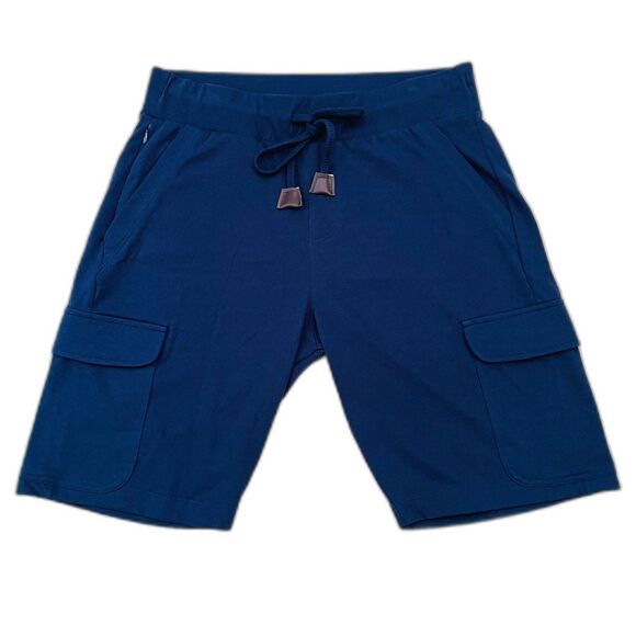 Left Coast Tee NWT $145 Men's M Big Sur Navy 5 Pocket Navy Chino Shorts Stretch - Picture 1 of 6